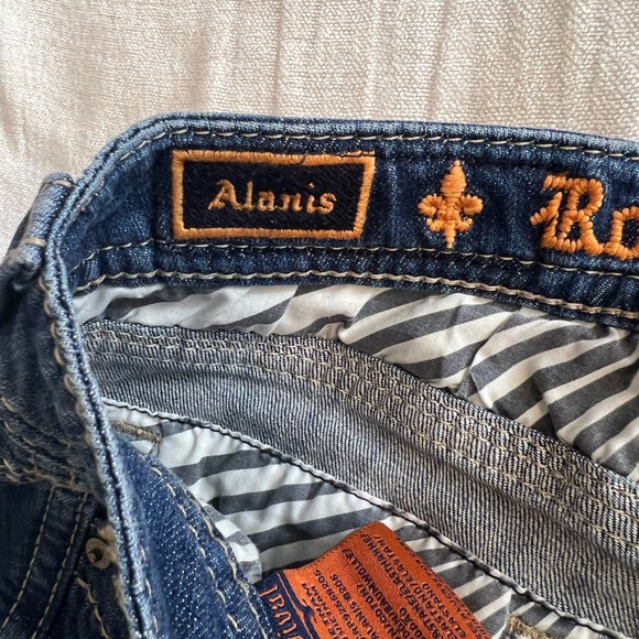 Rock Revival Alanis Boot Cut Jeans in Blue - 27 - Picture 7 of 13